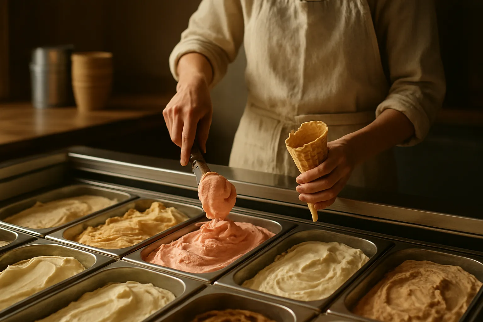 Photo illustrating: What Makes Small-Batch Gelato Different